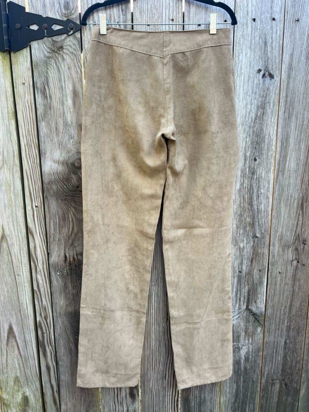 ROCKIES Vintage Tan Beige Suede like Pants High Rise Women’s 27 5 Long - Picture 7 of 9